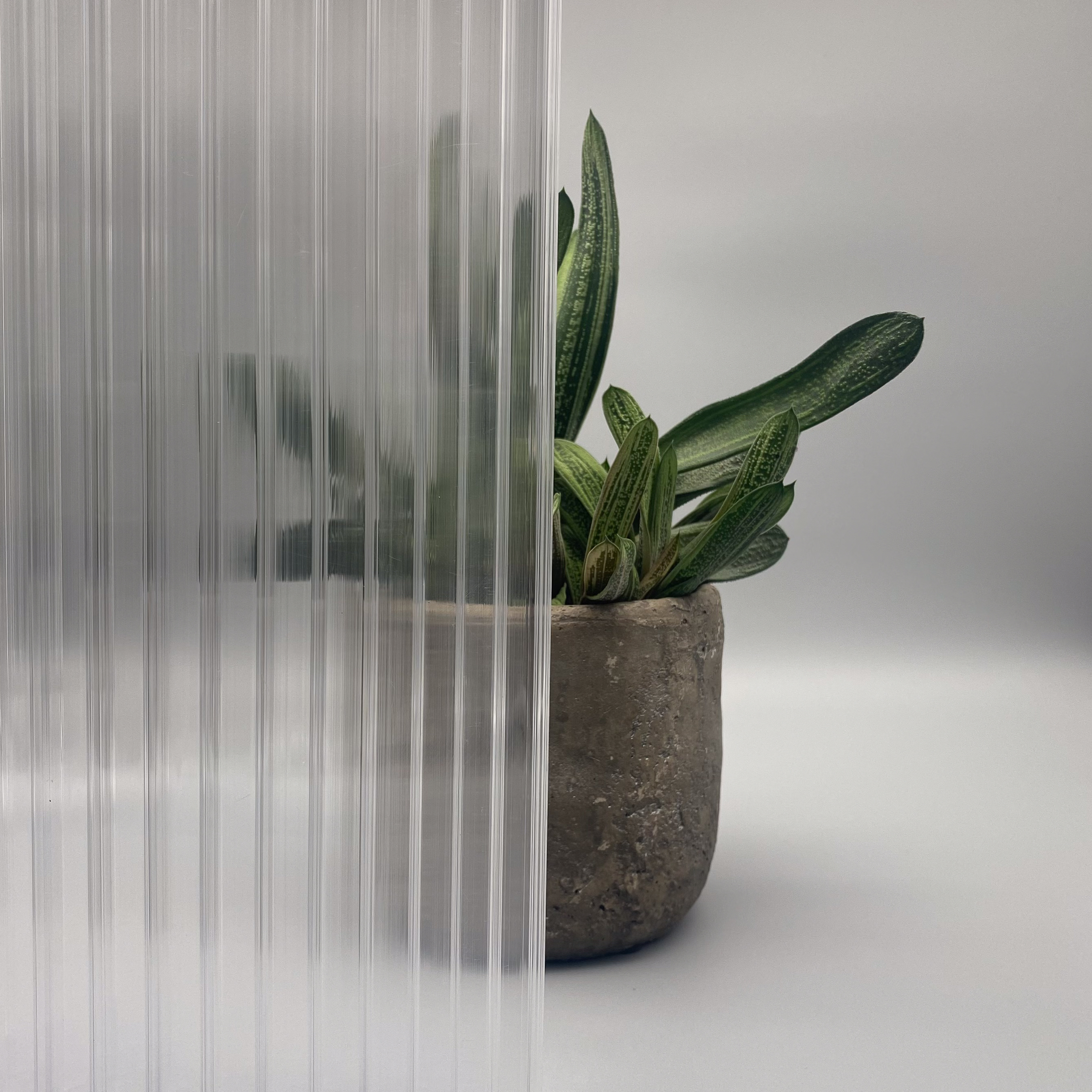 Stegplatte Komplettset klar Makrolon 5x16mm